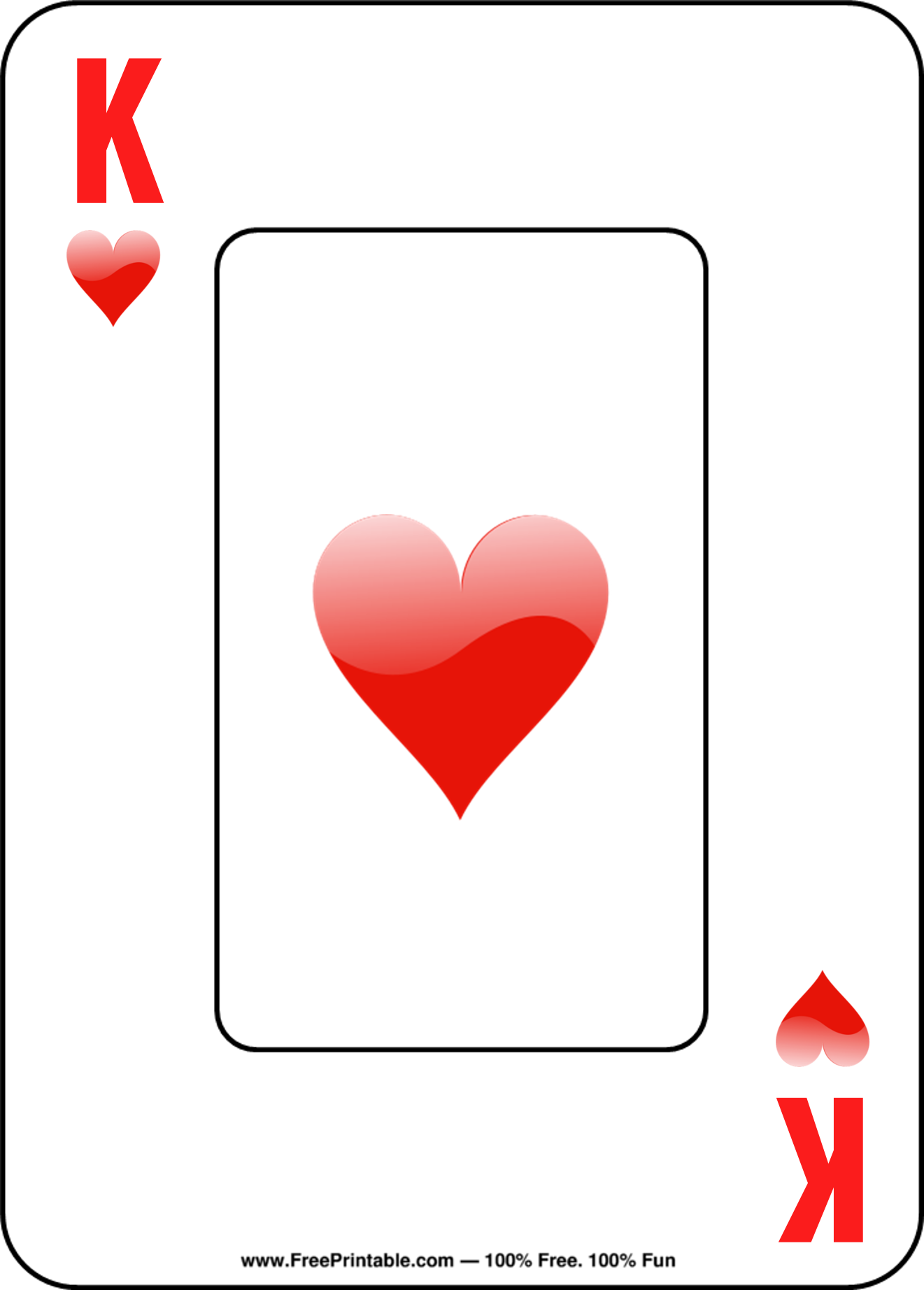 Printable Playing Cards (Free PDF Sheets In 3 Sizes)