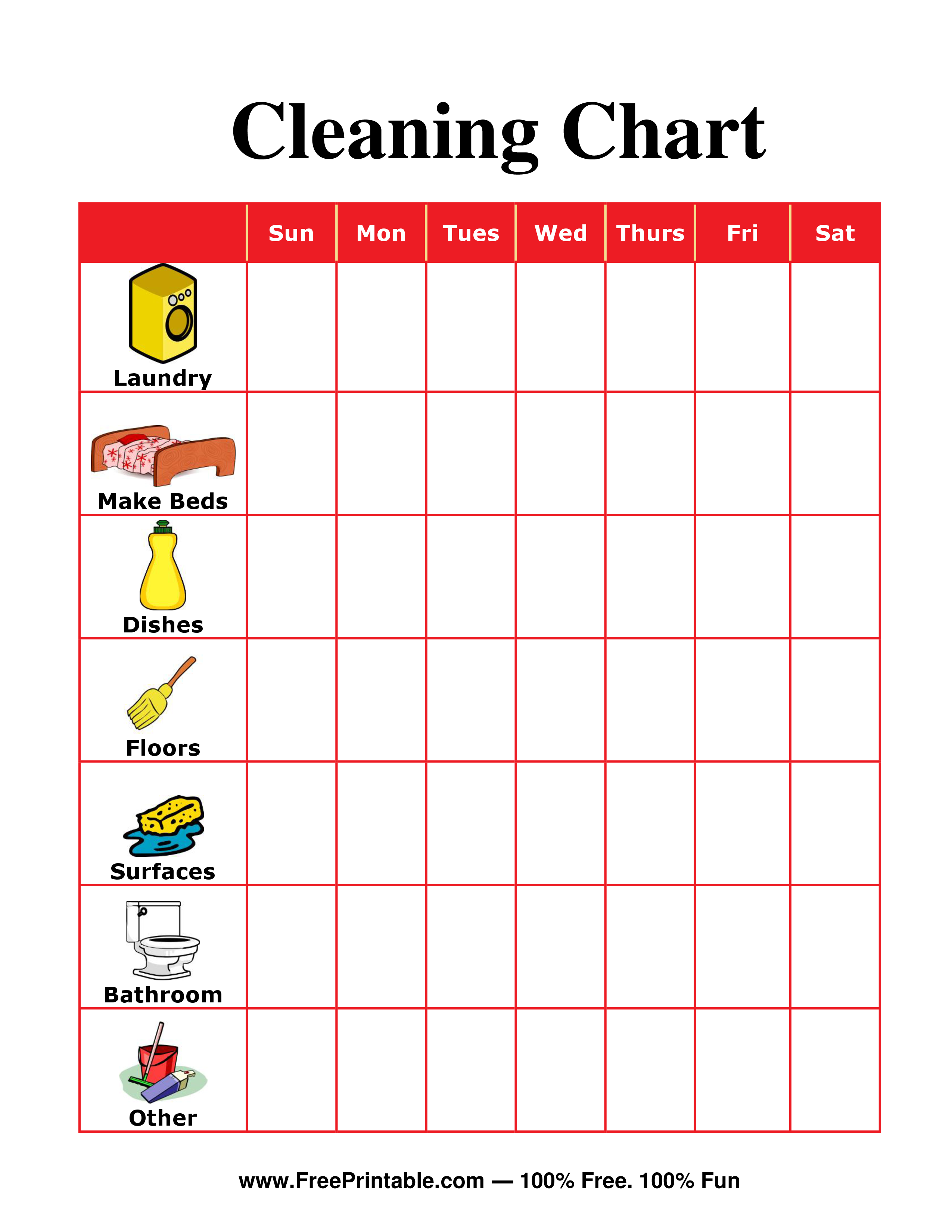 New Chore Charts