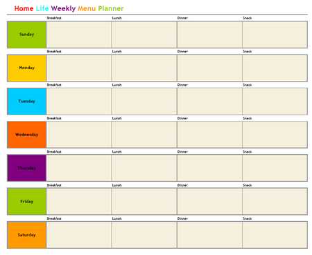 weekly calendar template. 2011 weekly planner template.