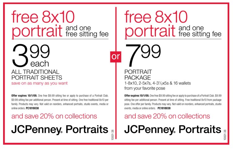 jcpenney portrait online print coupons
