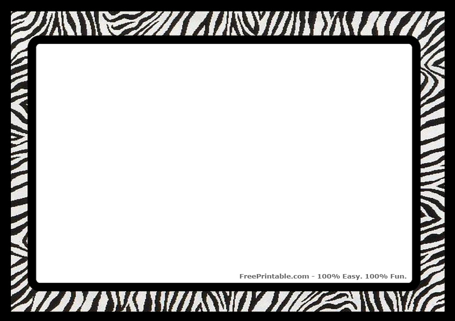 clip art zebra border - photo #10