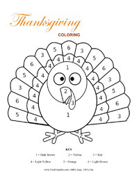 Thanksgiving Coloring Activity