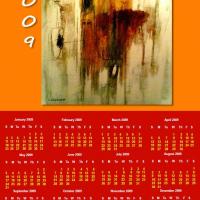 2009 Abstract Themed Calendar