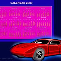 2009 Car Calendar