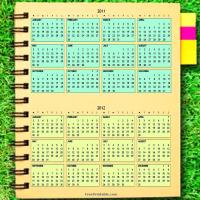 2011-2012 Notebook Calendar on 2011-2012 Notebook Calendar on