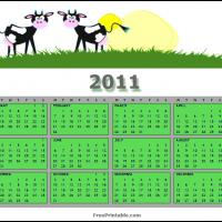 2011 Cows Calendar