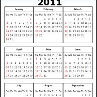 2011 Frogs Calendar