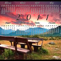 2011 Overlooking Sunset Calendar