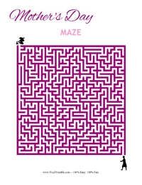 Mother's Day Maze Hard