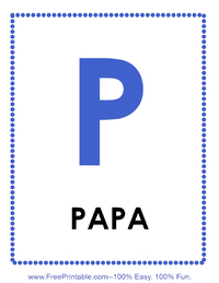 Phonetic Alphabet P