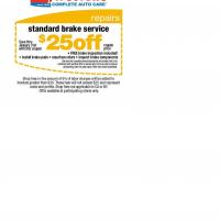Firestone $25 Off on Standard Brake Service