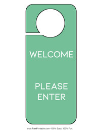 Welcome Please Enter