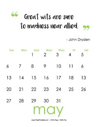 May 2018 Quote