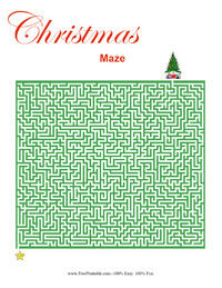 Christmas Maze Expert