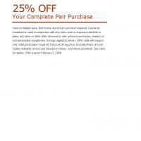LensCrafters 70% Off on Non-Prescription Glasses