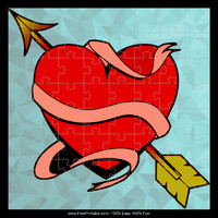 Cupid Arrow and Heart