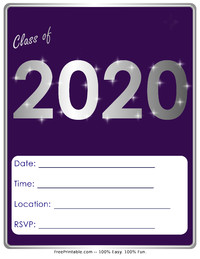 Class of 2020 Invitation