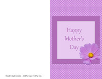 Polka Dot Mother's Day Card