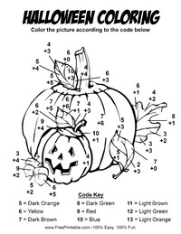 Halloween Addition Coloring