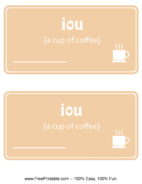 IOU Coffee