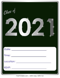 Class of 2021 Invitation