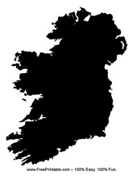 Ireland Silhouette