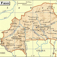 Africa- Burkina General Reference Map