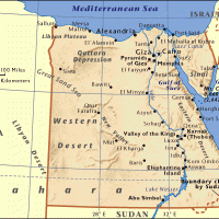Africa- Egypt General Reference Map