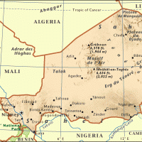 Africa- Niger General Reference Map