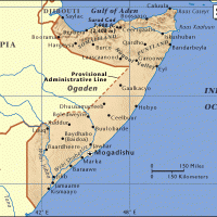 Africa  Somalia General Referene Map 