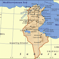 Africa- Tunis General Reference Map