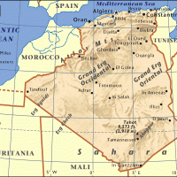 Africa- Algeria General Reference Map