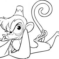 Aladdin Coloring Pages on Cards Alice Coloring Page Three Monkeys Santa Claus Coloring Sheet