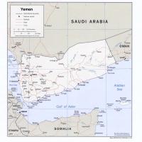 Asia- Yemen Political Map