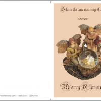 Baby Jesus And Angels Postcard