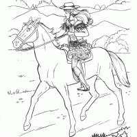 Barbie Horseback Riding