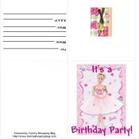 Barbie Invitation
