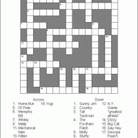 Crossword Puzzles Printable on Printable Baseball Nicknames   Freeprintable Com