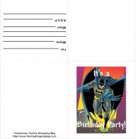 Batman Invitation