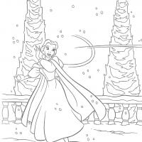 Belle Dancing in the Snow