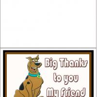 Big Thank You From Scooby Doo