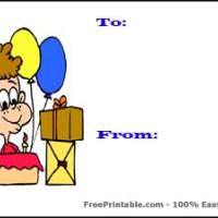 Free Printable Birthday Cards on Printable Birthday Boy Gift Cards   Freeprintable Com