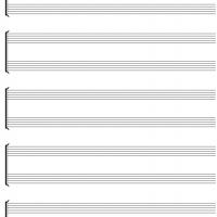 sheet music plain