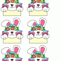 Easter Bunny Name Tags Printable