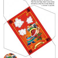 Chinese Dragon Lucky Money Envelope