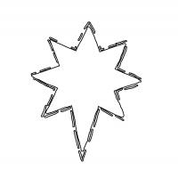 Free Easy Crossword on Printable Christmas Star   Freeprintable Com