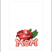 Crystal Rose For Mom
