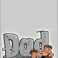 Dad Carved on Rocks