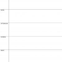 Blank Daily Schedule