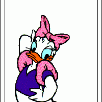 Daisy Duck Disney Bookmark